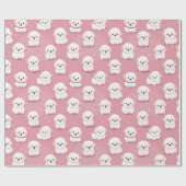Welpenzustandsüberladung: Bichon Frise Delight Geschenkpapier (Flach)