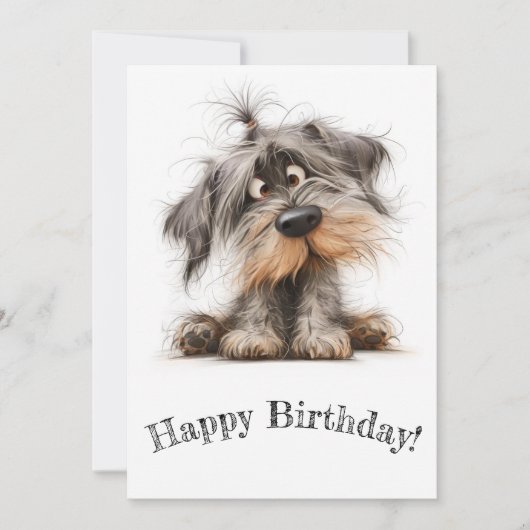 Welppy Birthday Card Feiertagskarte (Vorderseite)