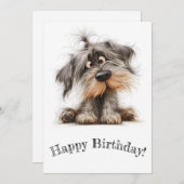 Welppy Birthday Card Feiertagskarte (Vorne/Hinten)