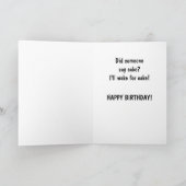 Welppy Birthday Card Karte (Innenseite)