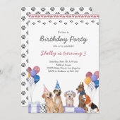 Welppy Birthday Einladung (Vorne/Hinten)