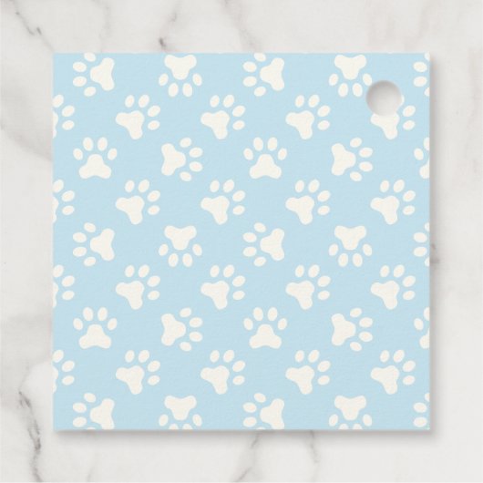 Welppy Birthday Party danke für die Vorliebe für T Geschenkanhänger (Rückseite)