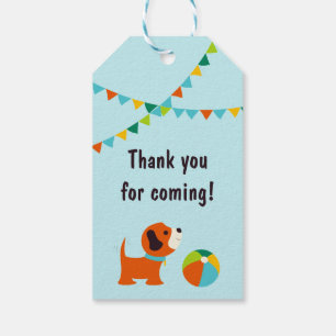 Welppy Birthday Vielen Dank für Ihre Geschenkmarke Geschenkanhänger