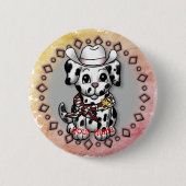 Welppy Dog Sheriff Button (Vorderseite)