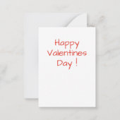 Welppy Kids Valentines Mitteilungskarte (Rückseite)