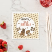 Welppy Paw ty Birthday Party Serviette (Beispiel)