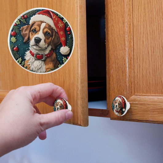 Welppy Wonder Christmas Keramikknauf