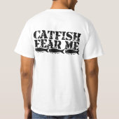 Wels befürchten mich T-Shirt (Rückseite)