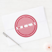 Wels City Pride Emblem – Austria Identity Runder Aufkleber (Umschlag)