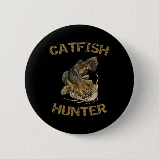 Wels Jäger Wels Für Wels Angler Button (Vorderseite)