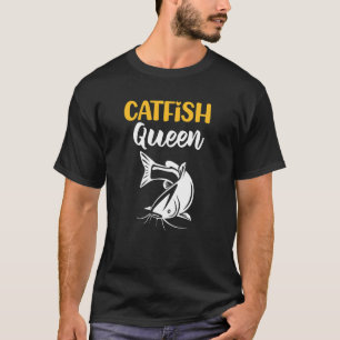 Wels Königin  Angeln Catfishing T-Shirt