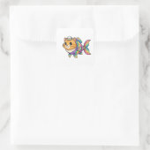 WELS QUADRATISCHER AUFKLEBER (Tasche)