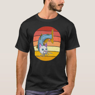 Wels Wels Katzenwels Angeln Humor 7 T-Shirt