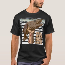 Welsangeln Mit Den Händen Wahre Männer Benutzen Ih T-Shirt