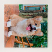 Welsch-Corgi-Welpe Puzzle (Horizontal)