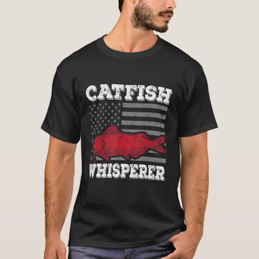 Welsflüsterer Wels Catfish Jäger T-Shirt (Vorderseite)
