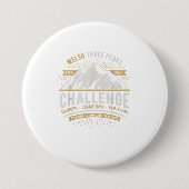 Welsh 3 Peaks Challenge Shirt Der Berg Button (Vorderseite)
