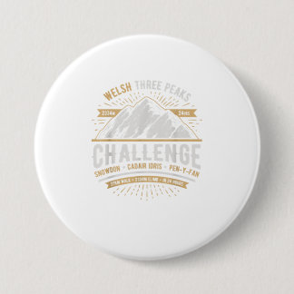 Welsh 3 Peaks Challenge Shirt Der Berg Button