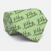 Welsh American Entwined Hearts Krawatte (Gerollt)