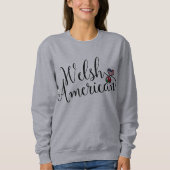 Welsh American Entwinted Hearts Sweatshirt (Vorderseite)