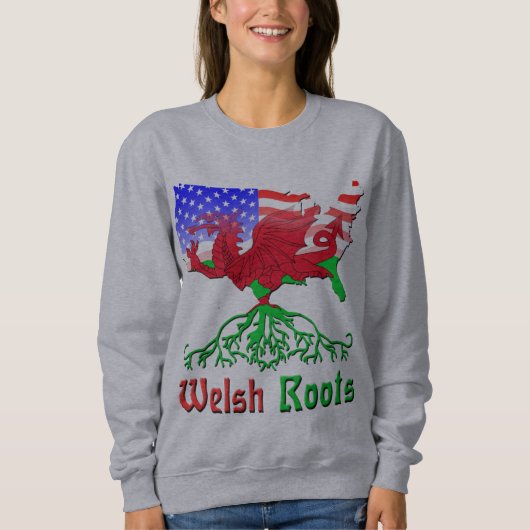 Welsh American Roots Hoodie (Vorderseite)