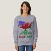 Welsh American Roots Hoodie (Vorne ganz)