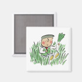 Welsh Baby Magnet (Vorderseite/Rückseite)