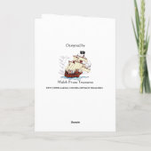 Welsh Bi-lingual Birthday Greeting Karte (Rückseite)