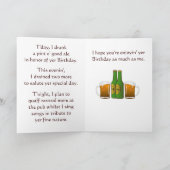 Welsh Bi-lingual Birthday Greeting Karte (Innenseite)