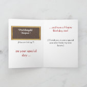 Welsh Birthday Card Karte (Innenseite)