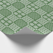 Welsh Blanket Muster Tapestart Carthen Geschenkpapier (Ecke)