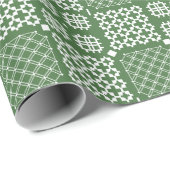 Welsh Blanket Muster Tapestart Carthen Geschenkpapier (Rolleneckpunkt)