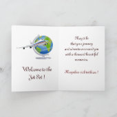 Welsh Bon Voyage Gruß Karte (Innenseite)