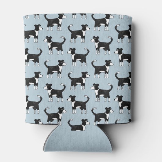 Welsh Border Collie Dog Dosenkühler (Rückseite)