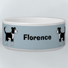 Welsh Border Collie Sheep Dog Personalisierter Hun Napf