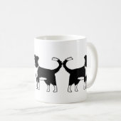 Welsh Border Collie Sheepdog Kaffeetasse (VorderseiteRechts)