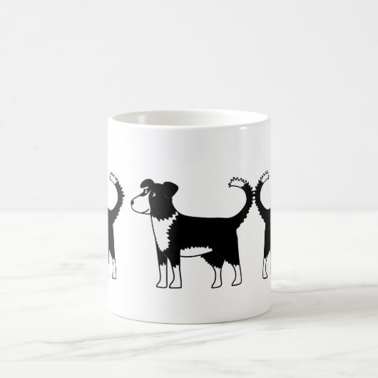 Welsh Border Collie Sheepdog Kaffeetasse (Mittel)