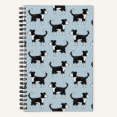 Welsh Border Collie Sheepdog Niedliches Pattern No Notizblock (Vorderseite)