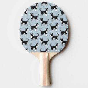 Welsh Border Collie Sheepdog Pattern Tischtennis Schläger
