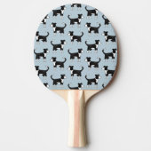 Welsh Border Collie Sheepdog Pattern Tischtennis Schläger (Vorderseite)