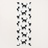 Welsh Border Collie Sheepdog Pattern Yogamatte (Rückseite)