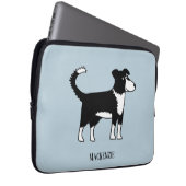 Welsh Border Collie Sheepdog Personalisiert Laptopschutzhülle (Vorne Rechts)