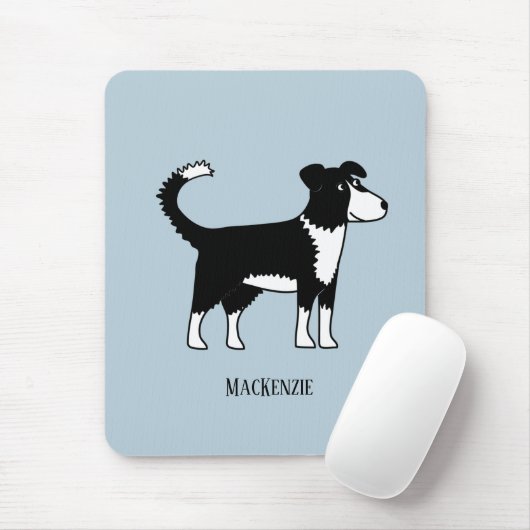 Welsh Border Collie Sheepdog Personalisiert Mousepad (Mit Mouse)