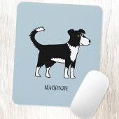 Welsh Border Collie Sheepdog Personalisiert Mousepad