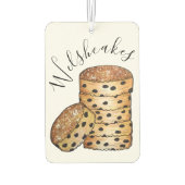 Welsh Cakes Welshcakes Bakestones UK British Food Autolufterfrischer (Rückseite)