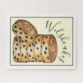 Welsh Cakes Welshcakes Bakestones UK British Food Puzzle (Horizontal)