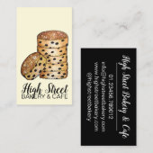 Welsh Cakes Welshcakes Bakestones UK British Food Visitenkarte (Vorne/Hinten)