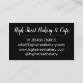 Welsh Cakes Welshcakes Bakestones UK British Food Visitenkarte (Rückseite)