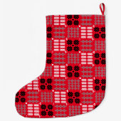 Welsh Carthen Blanket Tapestdesign Large Christ Großer Weihnachtsstrumpf (Rückseite)