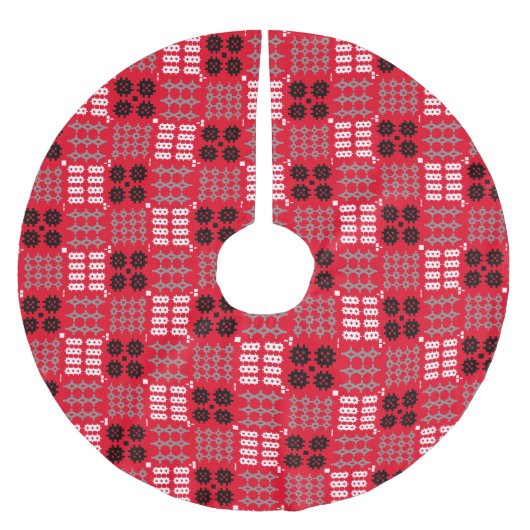 Welsh Carthen Blanket Tapestdesign Polyester Weihnachtsbaumdecke (Vorderseite)